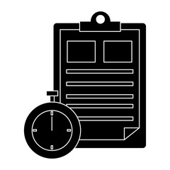 Document board and timer