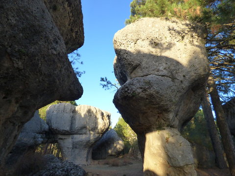 Ciudad Encantada de Cuenca. Parque natural en Castilla la Mancha, Espa&ntilde;a