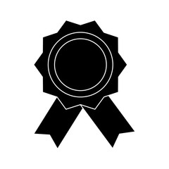 Award ribbon symbol icon vector illustration graphic design