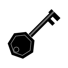 Key door isolated icon vector illustration graphic design