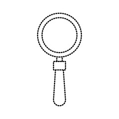 Magnifying glass symbol icon vector illustration graphic design