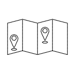 Map location symbol icon vector illustration graphic design