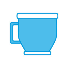 Coffee mug cup icon vector illustration graphic design