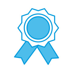 Award ribbon symbol icon vector illustration graphic design