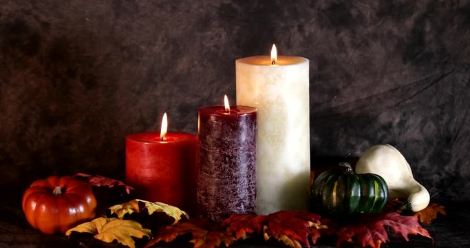 Iit burning candles