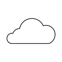 cloud technology data storage information vector illustration