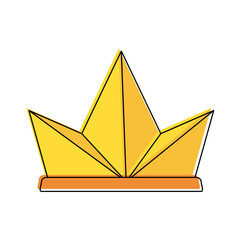 King crown symbol icon vector illustration graphic design