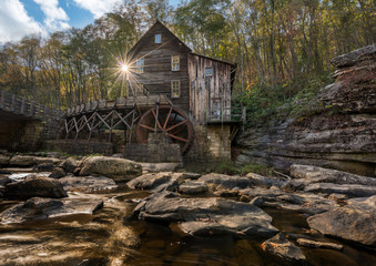 Babcock grist mill in West Virginia © steheap