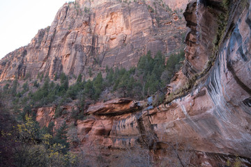 Mountain faces in Utah