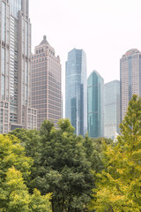 Obraz premium Shanghai Lujiazui city landscape