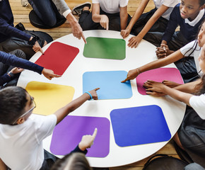 Diverse education shoot