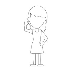 Executive woman avatar icon vector illustration graphic design