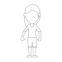 Woman faceless avatar icon vector illustration graphic design