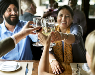 Business People Dining Together Concept