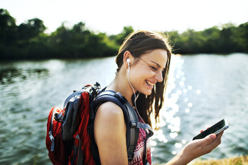 Woman traveller
