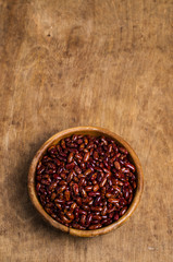 Raw pure speckled kidney beans