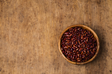 Raw pure speckled kidney beans
