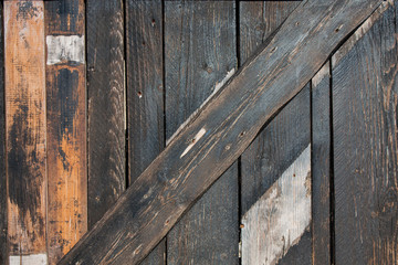 Wood texture background, wooden panels close up. Grunge textured image. Vertical stripes