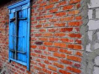 Abstract old rural window