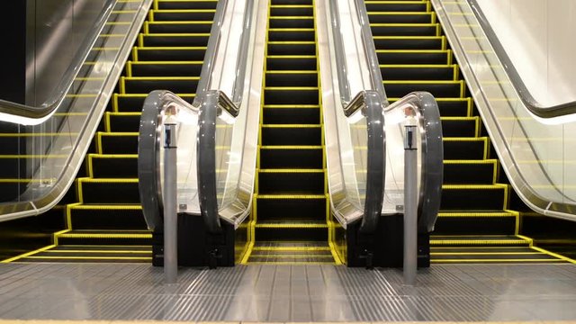 Moving escalator up and down