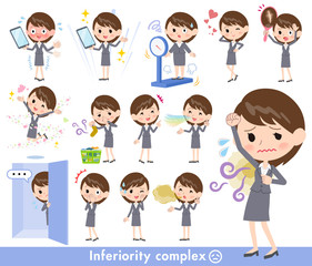 Gray suit business women_complex