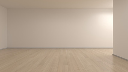 empty room 3d rendering modern space interior white room