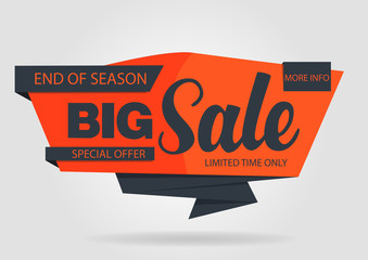 Banner sale template original design