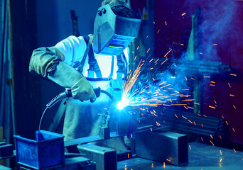 welder in factory