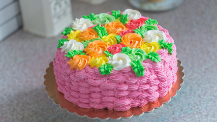 colorful cake