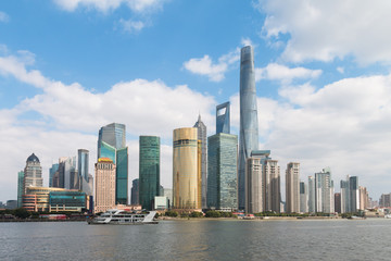 Fototapeta na wymiar Shanghai Pudong landscape
