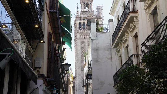 View of la Giralda tower, Sevilla