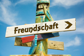 Schild 282 - Freundschaft