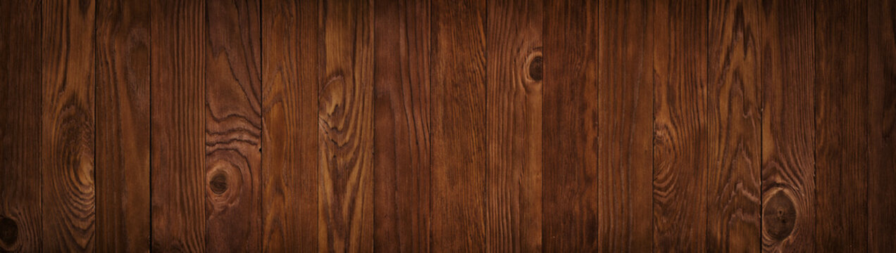 gloomy background wooden table, brown wood texture, empty layout