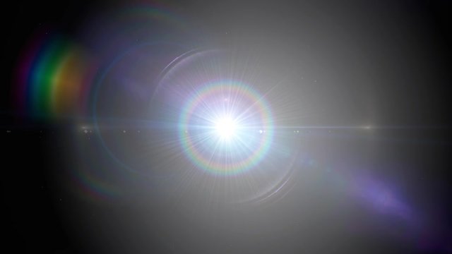 lens flare lights abstract background