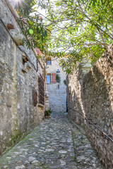 Fototapeta na wymiar Street of Saint-Paul-de-Vence