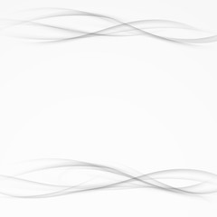 Grey modern futuristic fashion cool swoosh wave lines layout