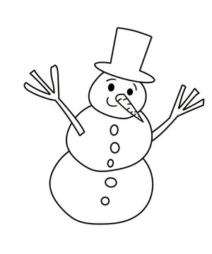 Featured image of post Ausmalbild Schneemann