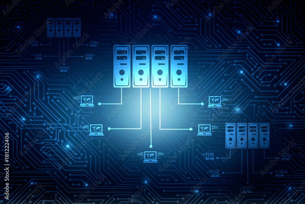 Poster 2d rendering database storage illustration