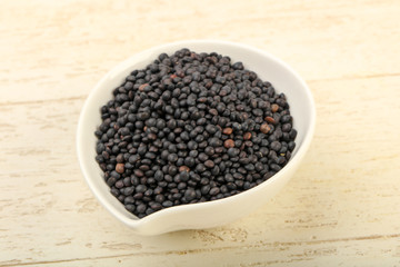 Black lentils