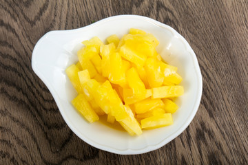 Canned pineapple
