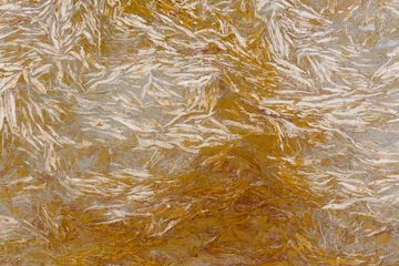 Foto op Canvas Close up of orange marble texture backcground. © Dmytro Synelnychenko