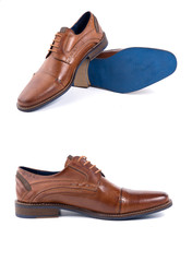 Group of Shoes on isolated background, comfortable footwear.