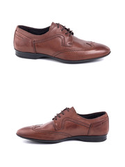 Group of Shoes on isolated background, comfortable footwear.