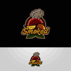 Smoked Food Logo Template