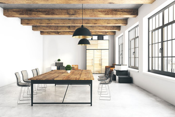 Loft conference room side
