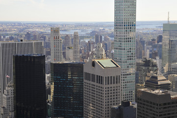 Obraz premium Manhattan from above, New York, USA