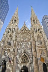 Fototapeta na wymiar St Patricks Cathedral, Manhattan, New York, USA