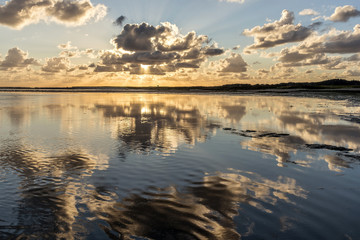Wolkenstimmung an der Nordsee