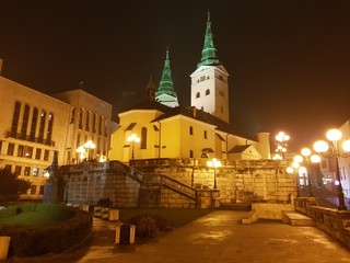 Church Zilina Night
