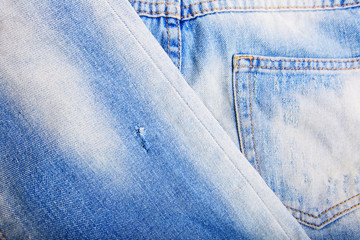 Denim Jeans Background With Seam of Jeans Fashion Design. 